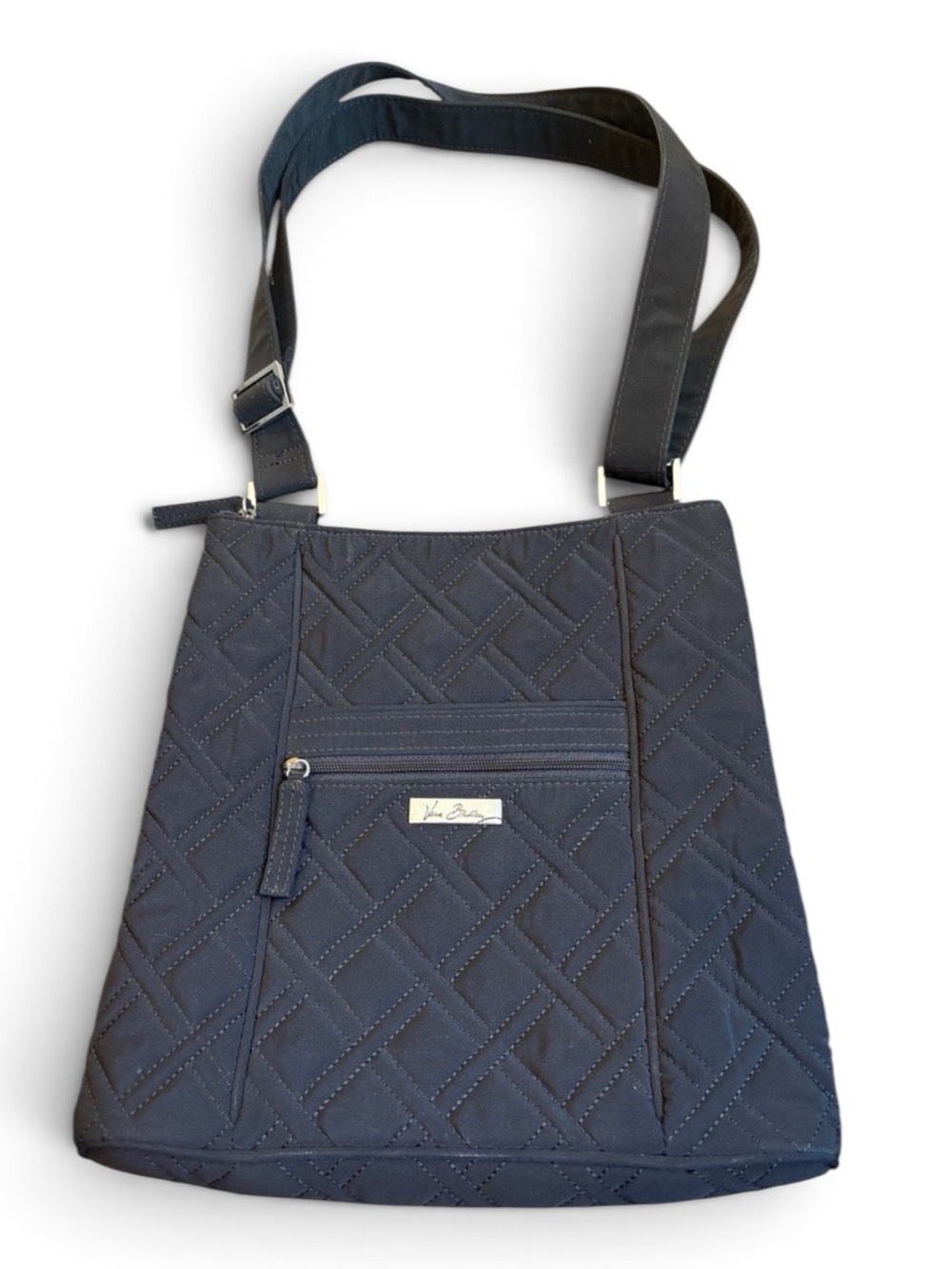 Vera Bradley Quilted Hipster Crossbody Black Messenger Crossbody